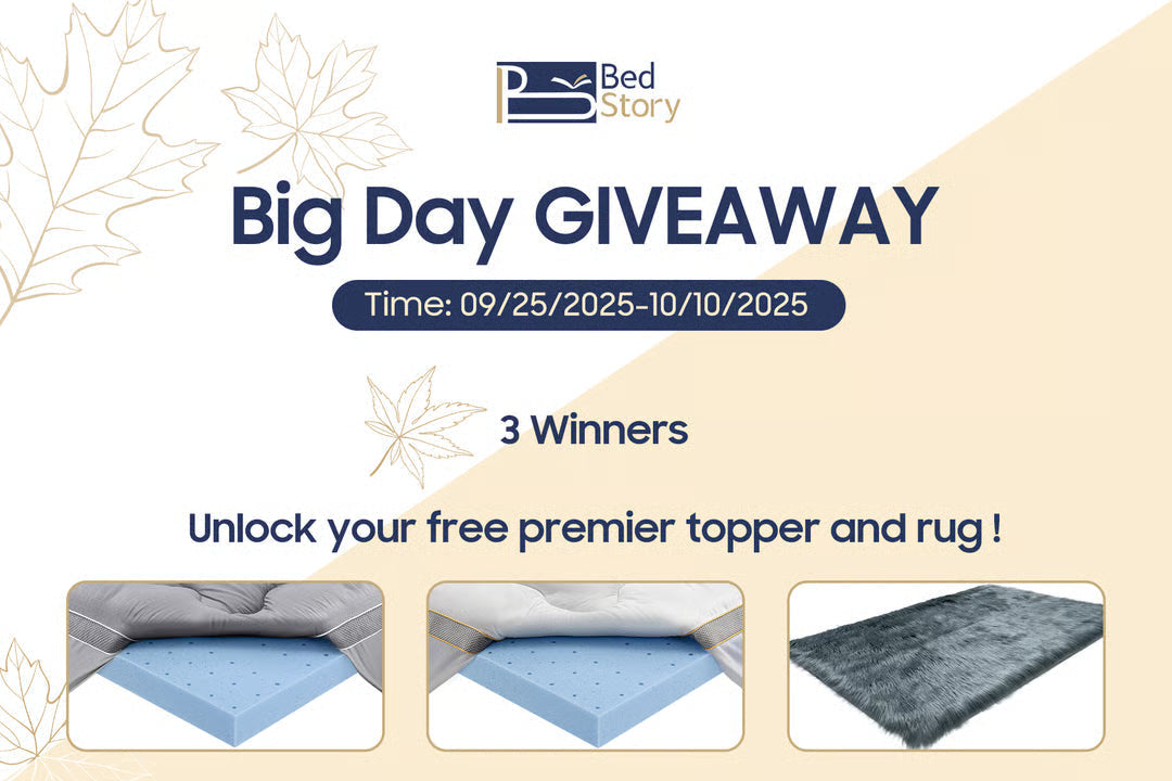🎉 BedStory Big Day Giveaway: Bring Comfort & Luxury
