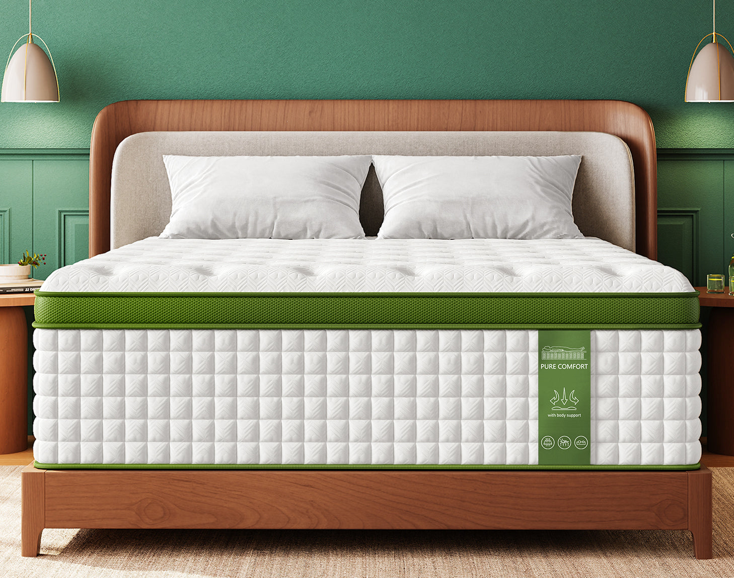 Green Hybrid Mattress