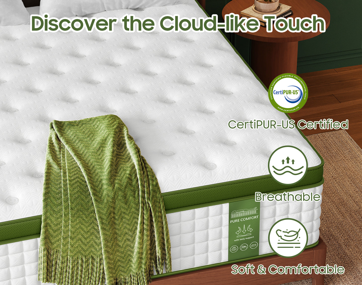 Green Hybrid Mattress