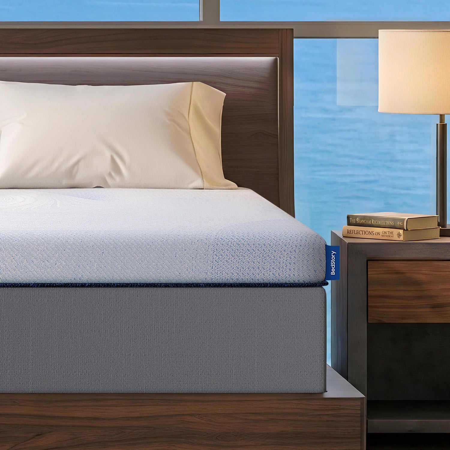BEDSTORY SPINEALIGN firm memory foam mattress topper for back pain relief and spinal alignment
