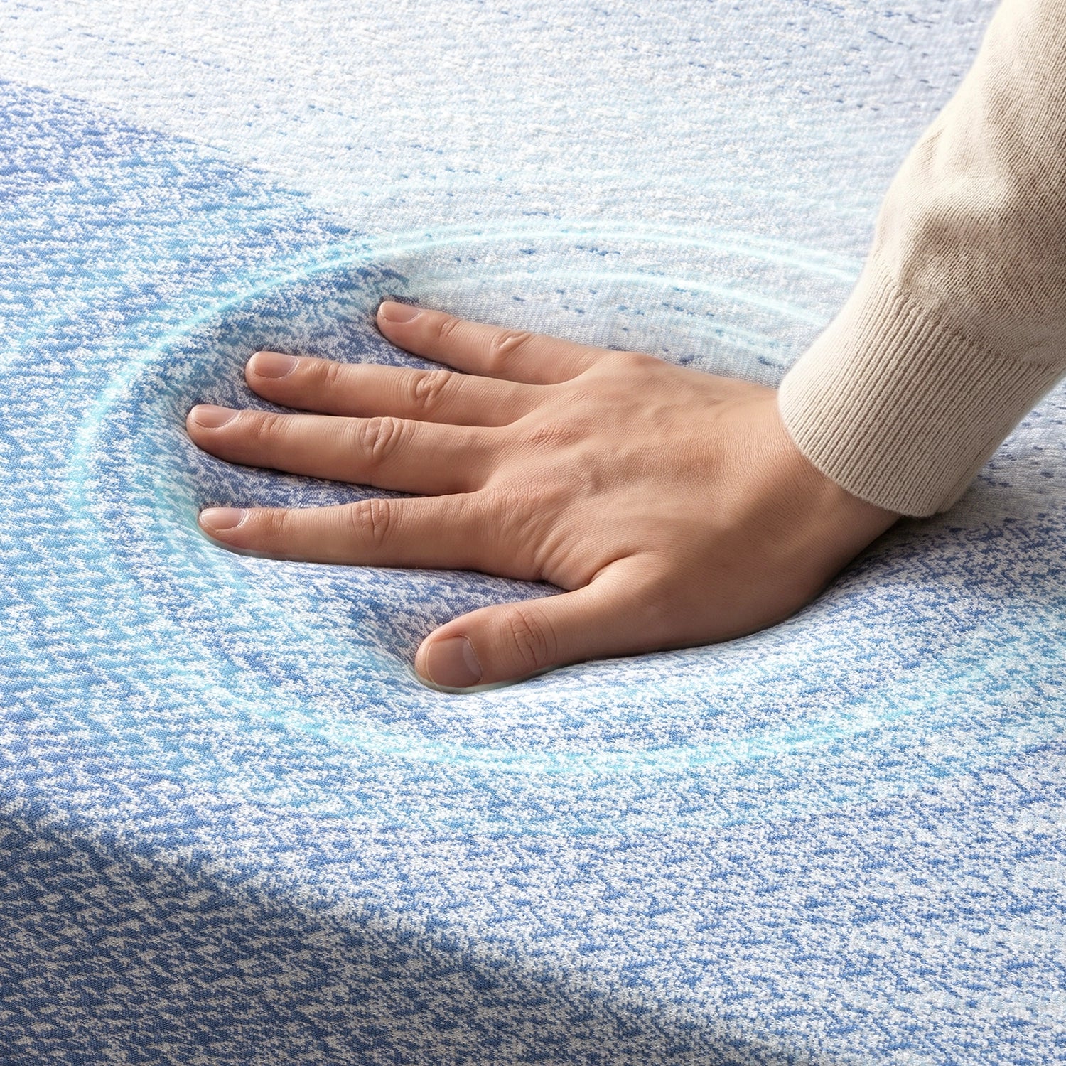 BEDSTORY SPINEALIGN pressure relieving firm memory foam mattress topper with supportive contouring