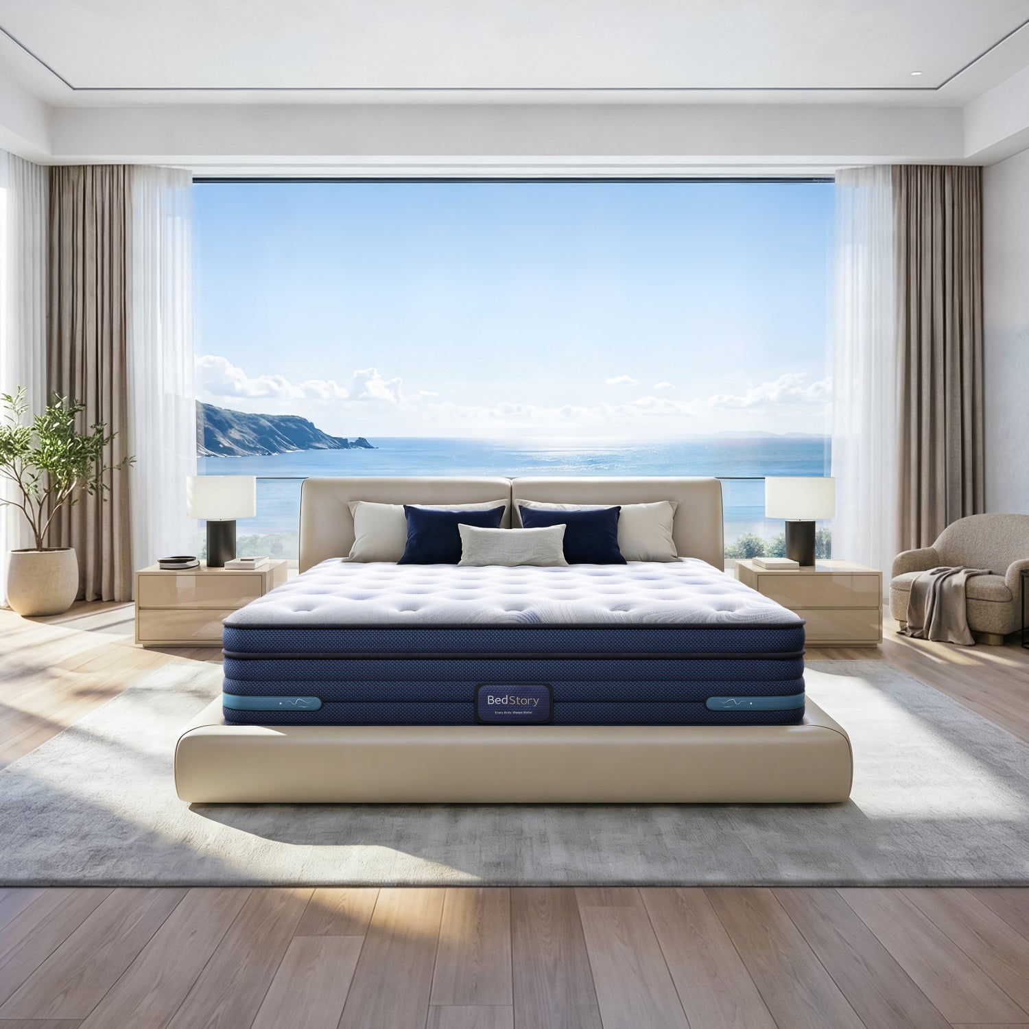 BEDSTORY SPINEALIGN™ Premier 12" Firm Hybrid Mattress