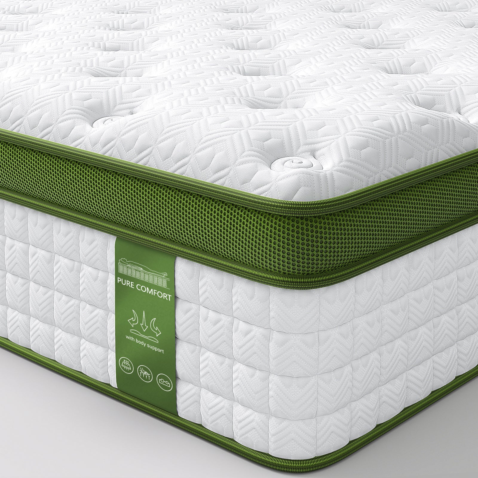 Green Hybrid Mattress