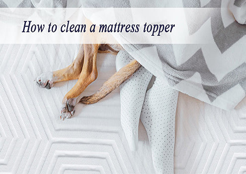 How to clean a mattress topper?