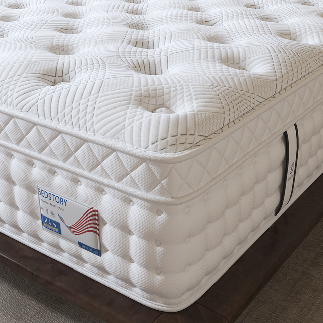 BedStory 12 - 14 Inch Deep Sleep Firm Mattress Extra Lumbar Support