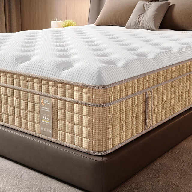 BedStory 12-14 Inch Gel Memory and Pocket Springs Mattress