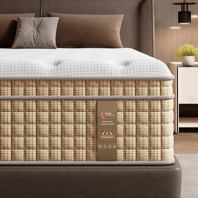 BedStory 12-14 Inch Gel Memory and Pocket Springs Mattress