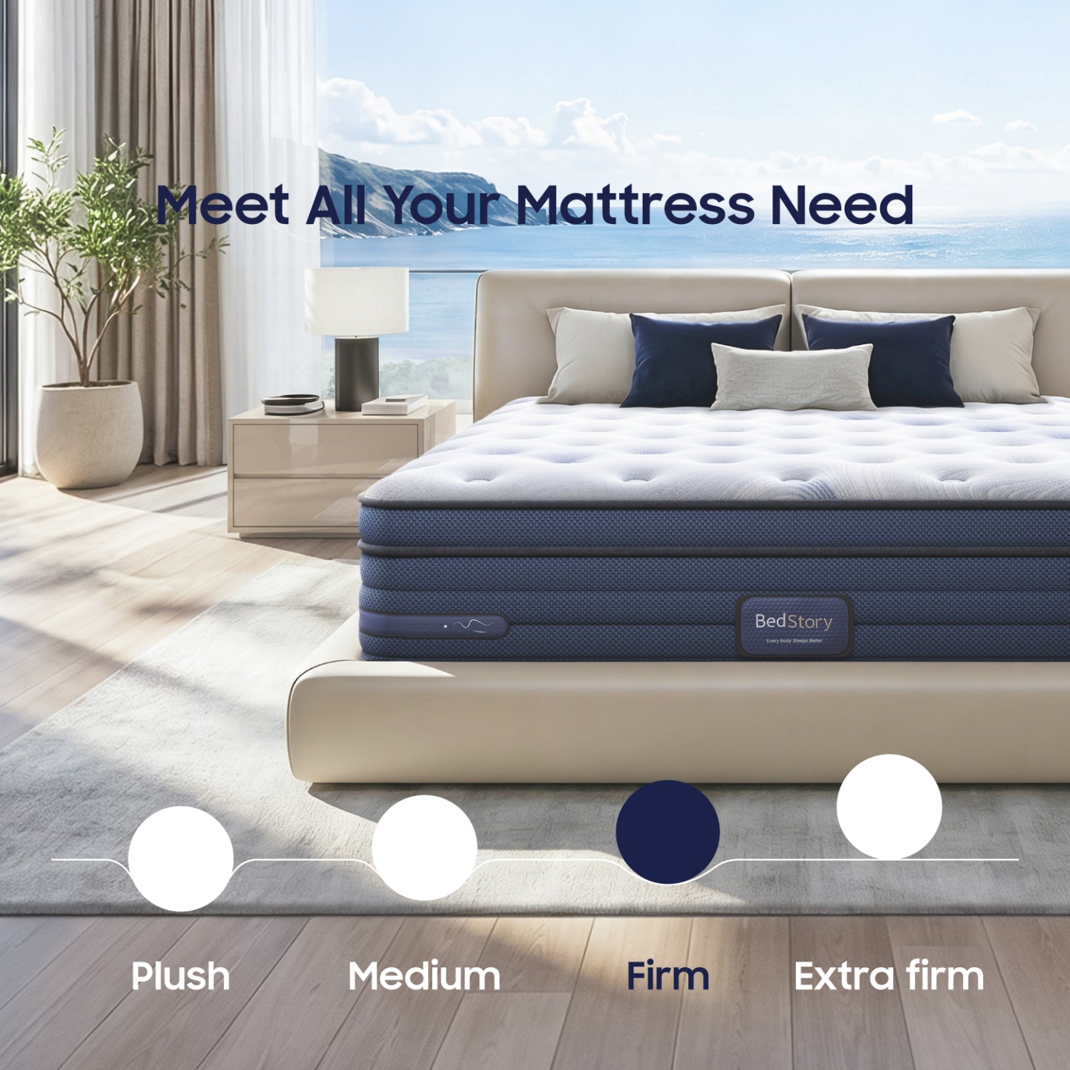 EDSTORY SPINEALIGN mattress firmness: firm