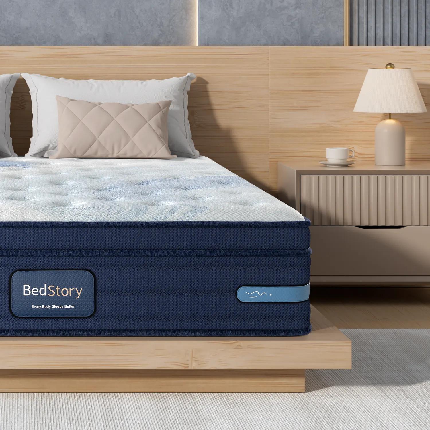 BEDSTORY SPINEALIGN 12 inch extra firm hybrid mattress