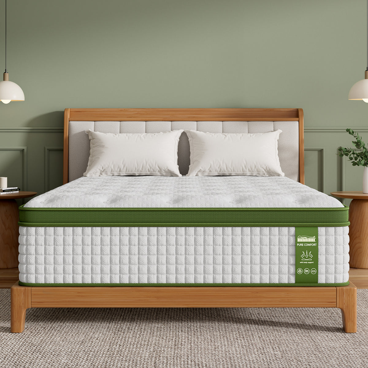 Green Hybrid Mattress
