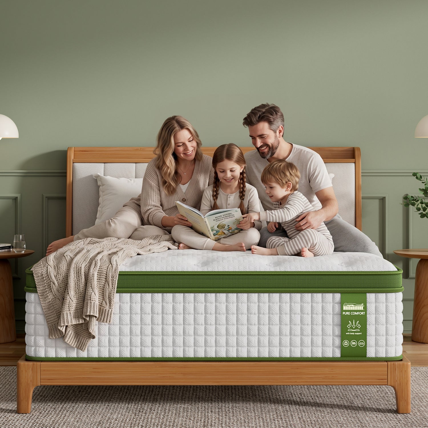 Green Hybrid Mattress