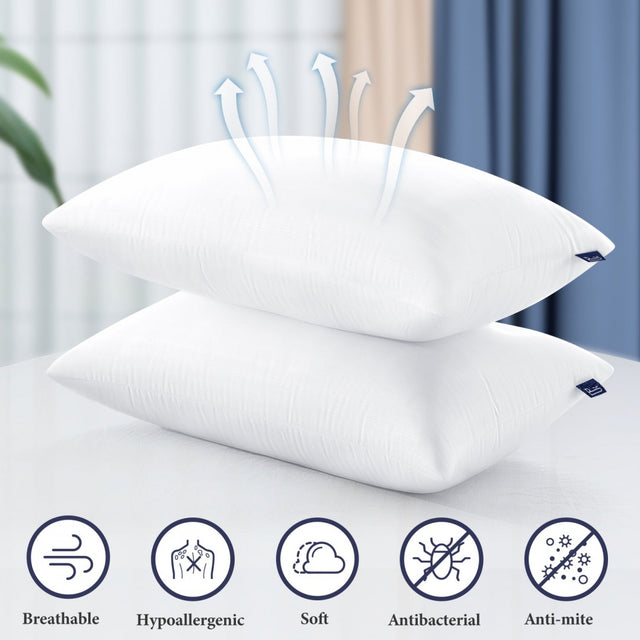 BedStory® Bed Pillows 2 Pack, Hotel Quality Down Alternative Pillow
