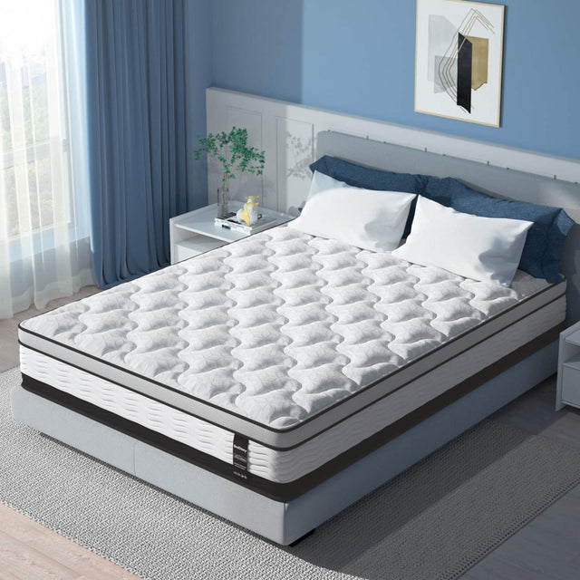 BedStory® 12 Inch Memory Foam Hybrid Mattress